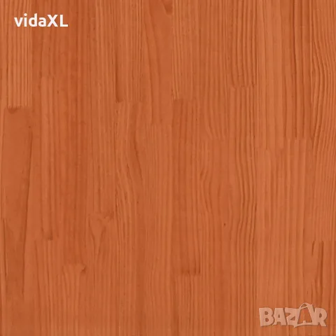 vidaXL Рамка за легло без матрак, восъчнокафяв, 80x200 см, бор масив, снимка 8 - Спални и легла - 56148182