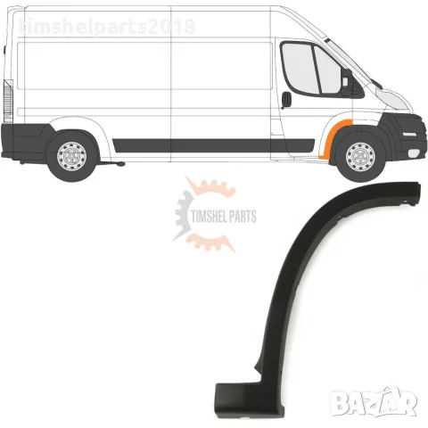 Вежда преден калник CITROEN JUMPER / PEUGEOT BOXER / FIAT DUCATO след 2006 год. - Пасажерска Страна
