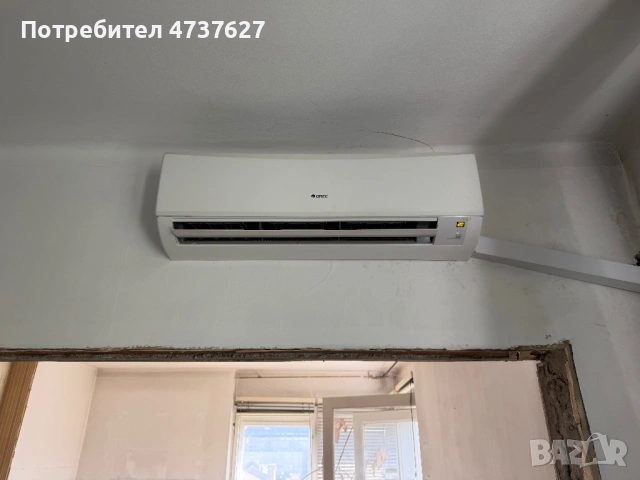 Работещ Грее gwh24kg Събран фреон  Комплект със стойките 