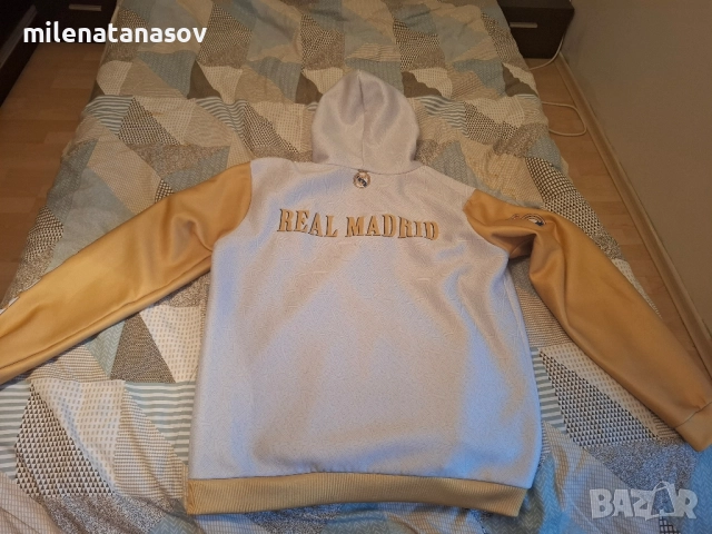 Суитшер на фк РЕАЛ МАДРИД.нов запазен с преглед и тест., снимка 4 - Фен артикули - 52100042