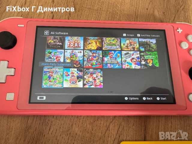 Nintendo Switch Lite с чип + 64гб с много игри Atmosphere Hekate Kefir , снимка 6 - Nintendo конзоли - 54201752