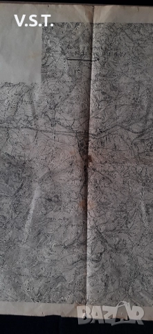Стара Военна Карта ВСВ, снимка 4 - Други ценни предмети - 52156813