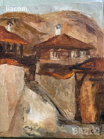 ИВАН АНТОНОВ масло/платно,пейзаж, снимка 2 - Картини - 50378606