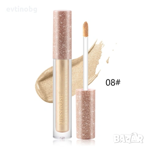 Блестящи течни сенки за очи MISS ROSE, снимка 5 - Други - 54100247
