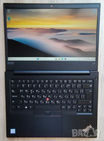 Лаптоп Lenovo E490 I5-8365U 32GB 256GB SSD NVME FHD Windows 11 PRO
