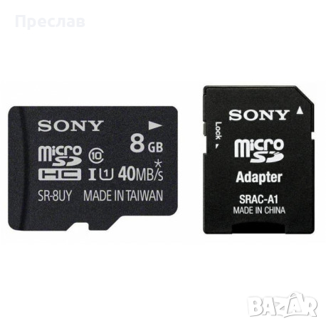 SD Карта Sony + Sim адаптер, снимка 1