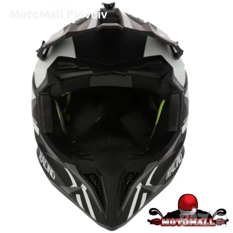 Каска мото крос размер - BLACK and WHITE 2, снимка 2 - Аксесоари и консумативи - 50399641