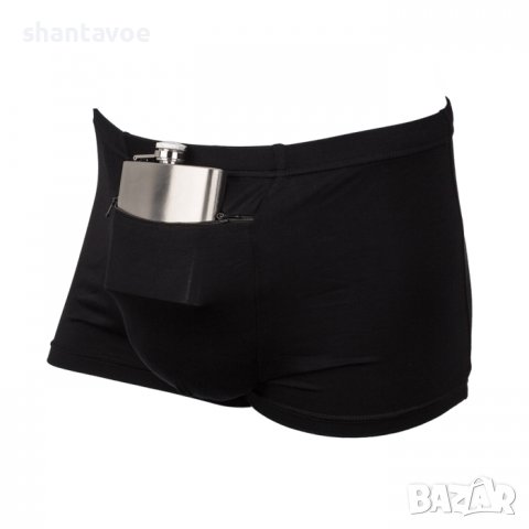 Мъжки боксерки с таен джоб и метална манерка, снимка 6 - Бельо - 40049226