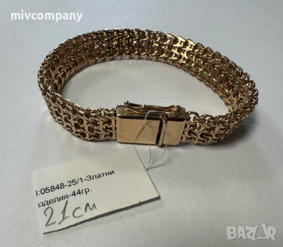 Златна гривна 44гр.21см.