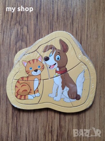 Дървен пъзел за малко дете , снимка 1