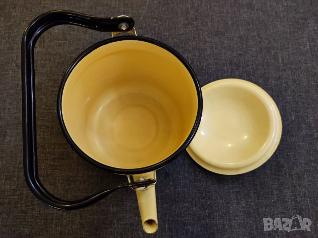 Стар емайлиран чайник СССР, Русия. , снимка 7 - Съдове за готвене - 34393912