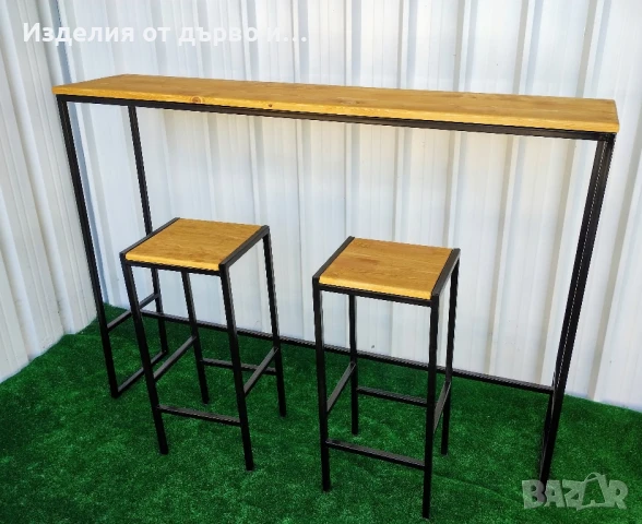 Маси и столове от дърво и метал по поръчка , снимка 4 - Столове - 51148148