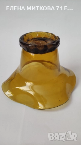 Бонбониера кошничка от цветно стъкло, снимка 4 - Аксесоари за кухня - 52978589