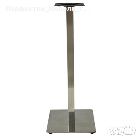 Основа за маса стомана,крак за маса стоманен,база за маса от стомана-цвят инокс-налични