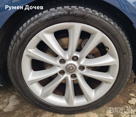 джанти с гуми opel 18" 5 x 115, снимка 3 - Гуми и джанти - 56240835