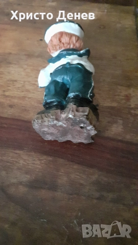 фигура Моряк уникална и красива много запазена, за декорация, снимка 4 - Статуетки - 52987065