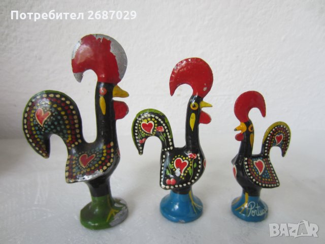 петел петли, Португалия фигура, метал, метални, дървени петел солница пано, снимка 10 - Други ценни предмети - 31623044