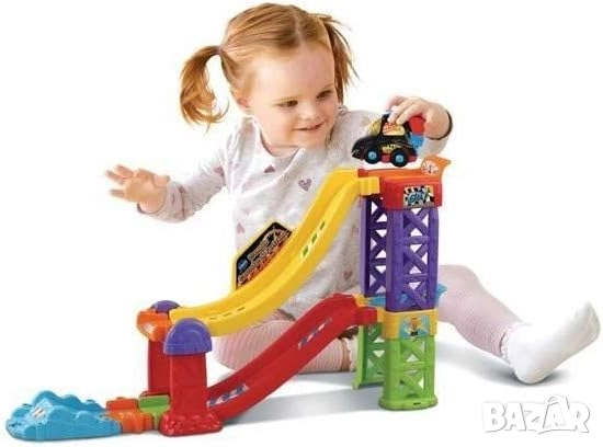 Комплект VTech Toot-Toot Drivers 3-in-1 Raceway, снимка 9 - Коли, камиони, мотори, писти - 52924712