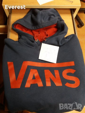 VANS Oversized  худи, суитчър тъмносин- М/ L размер, снимка 12 - Суичъри - 34281812