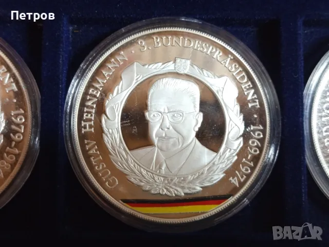 Колекционерски плакети "Президентите на Германия", снимка 16 - Нумизматика и бонистика - 49638569