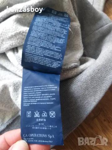 ARMANI JEANS - страхотна мъжка блуза КАТО НОВА ХЛ, снимка 9 - Блузи - 47346910