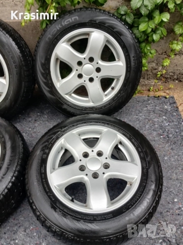 Алуминиеви джанти Мерцедес 15" 5x112, снимка 2 - Гуми и джанти - 52014715