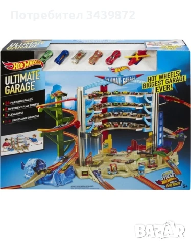 Hot Weels Ultimate Garage  комплект писта и гараж, снимка 5 - Коли, камиони, мотори, писти - 50800625
