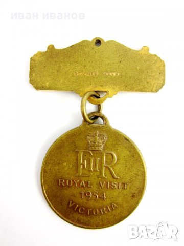 Кралица Елизабет II-Великобритания-Стар медал-Оригинал, снимка 4 - Колекции - 37997277