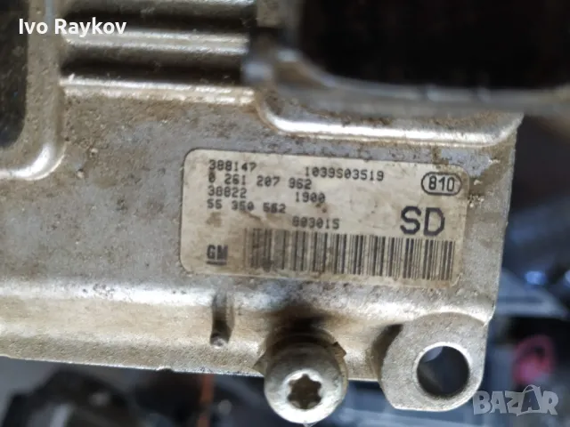 Компютър за OPEL CORSA C 1.2 12V ENGINE ECU 0261207962 55350552., снимка 4 - Части - 48270442