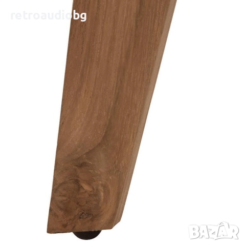 Градинска квадратна маса ЛЕО 60x60 масив тиково дърво, снимка 6 - Градински мебели, декорация  - 52800671