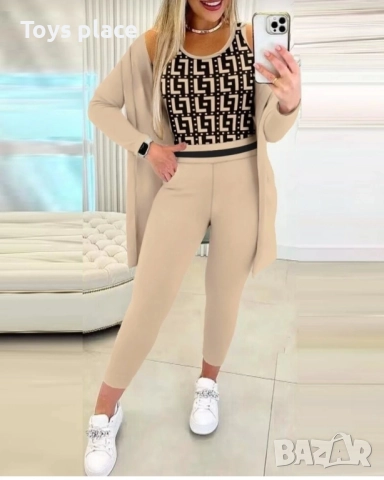 L/XL Нов комплект от 3 части, спортен екип , снимка 2 - Спортни екипи - 52502614