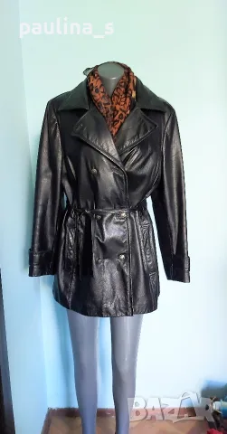 Естествена кожа / Два броя / Дамско марково яке и тренч "Style & Co" и "Rockandblue" - XL / 2XL , снимка 12 - Якета - 44779253