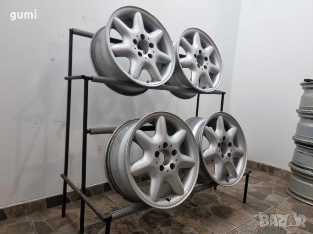 4бр 16ски джанти за Mercedes 5х112мм. A160212, снимка 6 - Гуми и джанти - 44412894