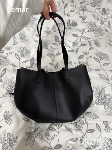 Дамска кожена чанта ACUTE, чанта през рамо с магнитно затваряне, снимка 7 - Чанти - 49242730