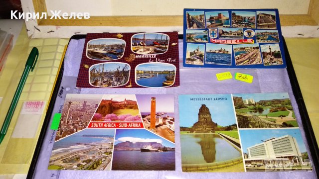 ЛОТ 4 СТАРИ ПОЩЕНСКИ КАРТИЧКИ ТЕМА ГРАДОВЕ ЛАЙПЦИГ МАРСИЛИЯ ЮЖНА АФРИКА ЕКЗОТИКА КУРОРТИ 6529