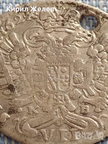 Сребърна монета 7 кройцера 1762г. Франц първи Кремниц Австрия 14911, снимка 8 - Нумизматика и бонистика - 42915298