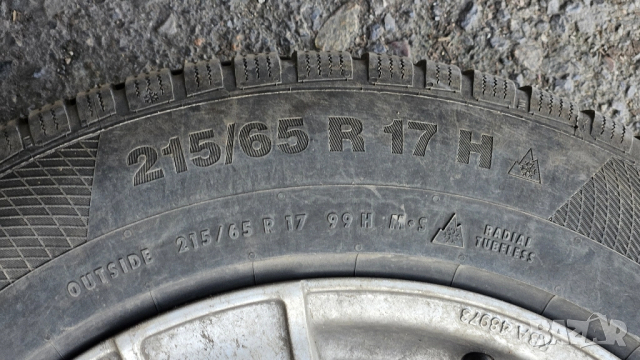 4 броя 215 65 17 зимни гуми Continental WinterContact и Vredestein Wintrac pro, снимка 17 - Гуми и джанти - 51899050