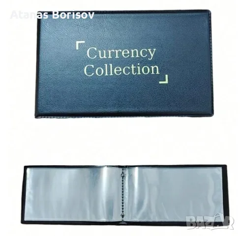 Класьор/Албум за 40бр. банкноти, снимка 2 - Нумизматика и бонистика - 53927880