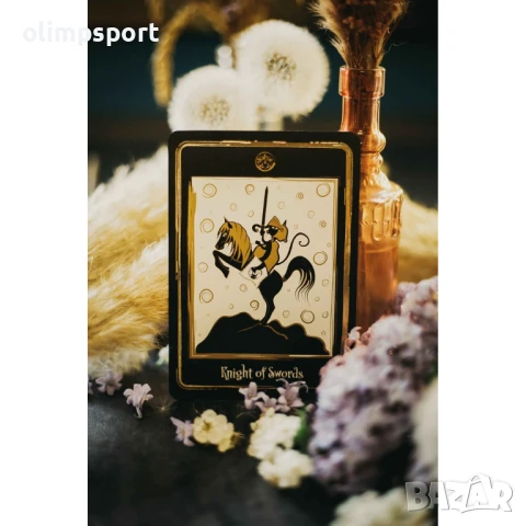 Карти Таро AGM Golden Black Cat , снимка 3 - Карти за игра - 51342711