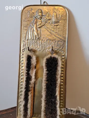 винтидж холандски четки за дрехи със закачалка    11/2, снимка 2 - Закачалки - 49059771