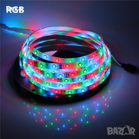 Лента с RGB Led диоди и дистанционно , снимка 1
