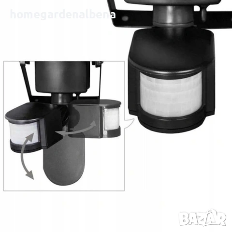 Соларен LED Прожектор с Датчик за Движение | Автономно Осветление, снимка 6 - Лед осветление - 54208823