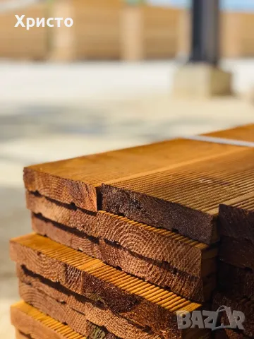 Импрегниран декинг 12см 