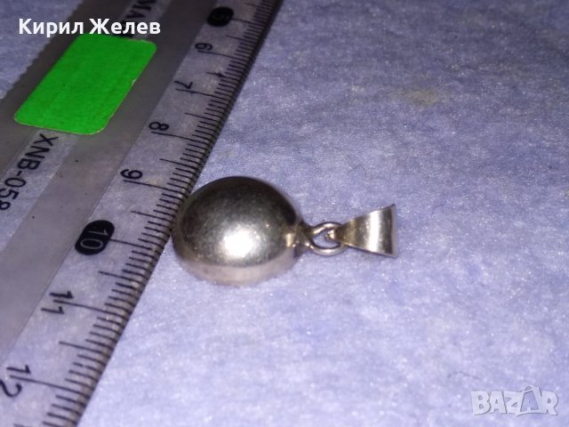 ЕЛЕГАНТЕН СРЕБЪРЕН АНГЛИЙСКИ АРТ ПЕНДАНТ СТЕРЛИНГОВО СРЕБРО 925 РЕТРО МЕДАЛЬОН 25795, снимка 6 - Колиета, медальони, синджири - 39319539