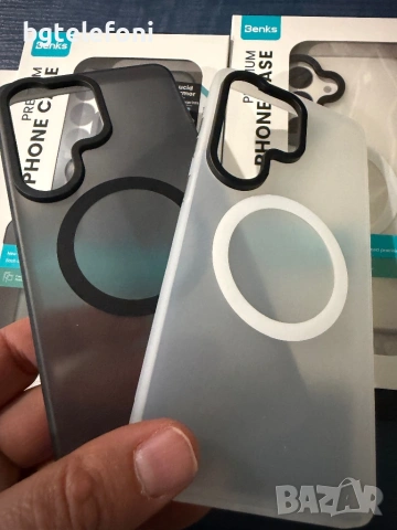 BENKS луксозни матирани Magsafe гърбове за Samsung Galaxy S26 Ultra,S26+,S26, снимка 4 - Калъфи, кейсове - 53953238