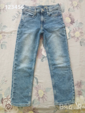 Детски дънки детски черен панталон 122 размер Н&М