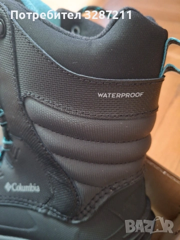 Дамски зимни обувки Columbia Bugaboot III - black/pacific rim, снимка 6 - Други спортове - 54299340