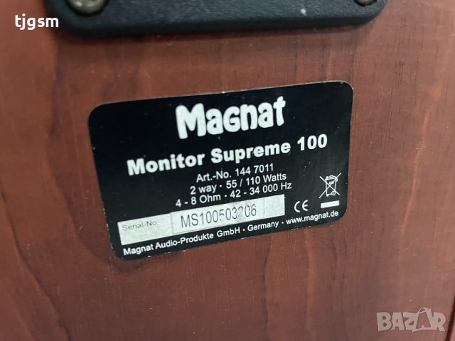 Тонколони Magnat Monitor Supreme 100, снимка 10 - Тонколони - 40474703