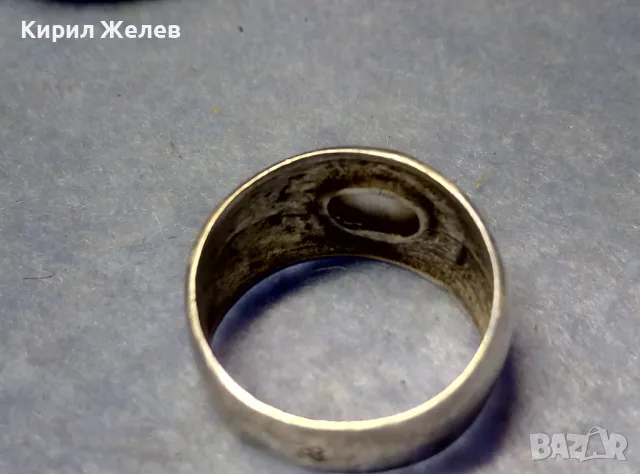 СТАРИНЕН СКЪПОЦЕНЕН СРЕБЪРЕН ПРЪСТЕН ОКСИДИРАНО СРЕБРО ВИСОКА ПРОБА ЮВЕЛИРНА РЪЧНА ИЗРАБОТКА 34331, снимка 10 - Антикварни и старинни предмети - 50354738