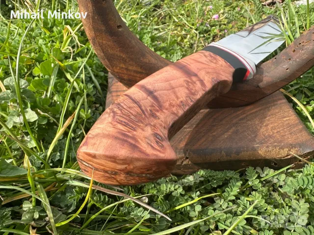 Продавам ръчно изработен ловен нож, снимка 7 - Ножове - 49342475